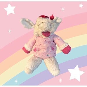 Baby Lamb Chop Puppet 1990 Shari Lewis Lambchop Plush Stuffed 12” PBS Kids